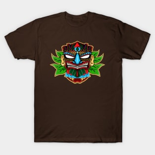 Tiki Mask Blue Nose T-Shirt